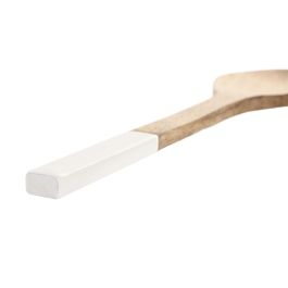 DKD Home Decor Utensilios Básicos Set 2 Piezas, Blanco Natural, Lacado, 31 cm Largo, Apto Lavavajillas