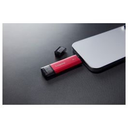 Kingston 2TB SSD Portable Dual USB-A/C Hasta 1050MB/s USB 3.2 Gen 2 Negro Rojo