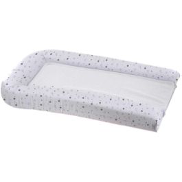 Cambiador DOMIVA PVC + 2 esponjas removibles - Blanco con estampado de estrellas