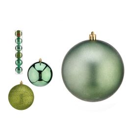 Set 6 Bolas Navidad Verde 10 cm Krist+ (12 Unidades) Precio: 59.78999983. SKU: B15TK33B4F