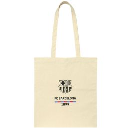 Bolso F.C. Barcelona Beige Algodón Precio: 8.49999953. SKU: B19DKGCH6Z