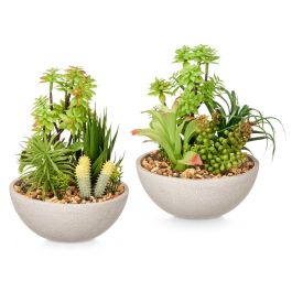 Maceta Redonda Ibergarden 16x24 cm, Piedras Surtidos, Verde/Blanco (12 Unidades) Maceta Redonda Ibergarden 16x24 cm, Piedras Surtidos, Verde/Blanco (12 Unidades)