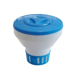 Edm Dispensador grande de quimicos flotante para granulado o pastillas Ø 22,5 x 20 cm