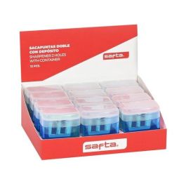 Afilalapiz Safta Doble C/Deposito Expositor De 12 Precio: 10.50000006. SKU: B13TT9YXCP