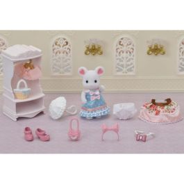 FAMILIAS SYLVANIAN La maleta de moda y el ratón de malvavisco de la hermana mayor para niños FAMILIAS SYLVANIAN La maleta de moda y el ratón de malvavisco de la hermana mayor para niños