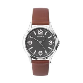 Sekonda, Reloj de cuarzo con correa de cuero, 1682,82, Para hombres Precio: 56.78999964. SKU: B1HMJLA9GM