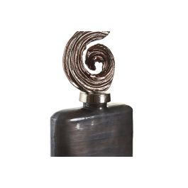 DKD Home Decor Jarron Moderno Esral Multicolor Cristal y Aluminio 19 x 12 x 55 cm