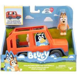 Moose 4x4 Familia Bluey 17661 Todoterreno con Figura Articulada de Chilli para Viajes por Carretera, Incluye 4 Figuras Bluey, +3 Años Precio: 24.50000014. SKU: B143ABCA9P