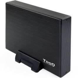 TooQ TQE-3527B Caja Externa para Disco Duro 3.5" USB 3.1 Gen 1 (5Gbps) SATA I/II/III 8TB UASP Negro Aluminio