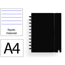 Carchivo Cuaderno Ingeniox Foam A4 80 Hojas Rayado Horizontal Negro Precio: 13.59000005. SKU: B146WP4NKH