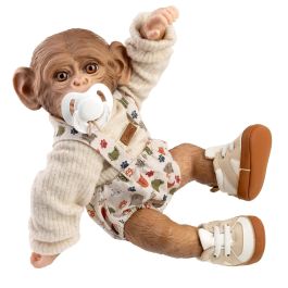 Muñecas Guca 900 Muñeco Mono Reborn 32cm Cuerpo Completo Vinilo con Pelele Estampado Animalitos Chupete y Posturas Colgables Precio: 37.50000056. SKU: B16N7ZX3P3