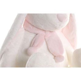 DKD Home Decor Peluche Conejo Kids Crema 40 x 100 x 50 cm Poliéster (2 Unidades)