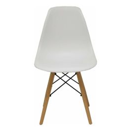 Piqueras y Crespo Pack de 4 Sillas Priego Blanco - Madera y Metal Piqueras y Crespo Pack de 4 Sillas Priego Blanco - Madera y Metal