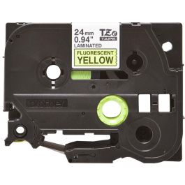 BROTHER Cinta laminada fluorescente/ amarillo/negro 24mm, 8m Precio: 21.58999975. SKU: B19AW95PJH