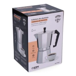 Gourmet Kitchen Cafetera de aluminio 3 tazas para gas, vitrocerámica y placa eléctrica Gourmet Kitchen Cafetera de aluminio 3 tazas para gas, vitrocerámica y placa eléctrica
