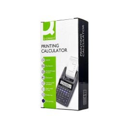 Calculadora Q-Connect Impresora Pantalla Papel Kf11213 12 Digitos Tinta Azul