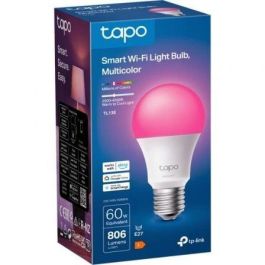 TP-Link Tapo TL13E Bombilla Inteligente Wi-Fi Multicolor E27 8.3W 806 Lúmenes Regulable 2500-6500K
