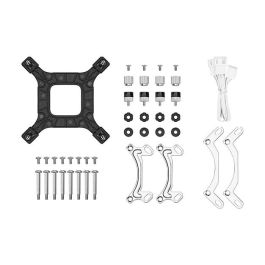 Deepcool LE240 WH V2 - Kit de Refrigeración Líquida para CPU, AIO 240mm, 2 Ventiladores ARGB de 120mm, Blanco, Compatible con Intel y AMD