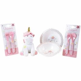 Fun House Set de Vajilla Infantil Unicornio 006319 - 2 Platos, 2 Cubiertos y 1 Peluche Precio: 28.78999948. SKU: B1ADGBVNZ9