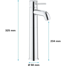 Grohe Mezclador monomando de lavabo Talla XL
