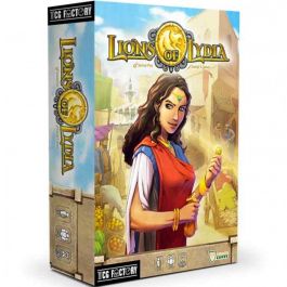 Lions of Lydia - Juego de Mesa Eurogame para 2-4 Jugadores con Componentes Exclusivos Kickstarter