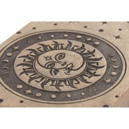 DKD Home Decor Joyero Marron Mango Astros 18 x 9 x 25.5 cm Set de 2