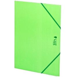 Carchivo Carpeta 3 Solapas Folio C-Gomas Cartón Brillo Luz Verde Precio: 2.50000036. SKU: BIX2033L21