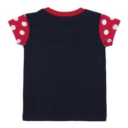 Cerdá Pijama Corto de Verano para Niña, con Licencia Disney Minnie Mouse, en Tejido Single Jersey, Talla 3 Años, Color Rojo