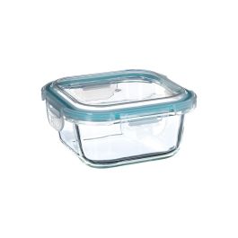5Five Fiambrera de cristal 530 ml transparente/azul 13.8x13.8x6.8 cm Precio: 6.50000021. SKU: S7902122