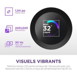 NZXT Kraken 240 V2 RL-KN240-B2 - Refrigeración Líquida AIO 240mm con Pantalla 1.54" - Compatible Intel/AMD