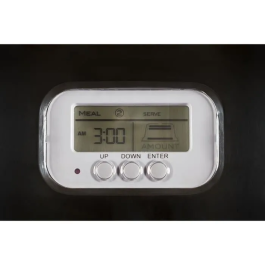 Eyenimal 45x20x47 cm Dispensador Automático de Croquetas Negro para Gatos y Perros Pequeños