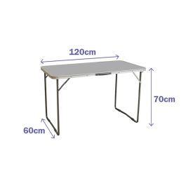 Marbueno Mesa Plegable Acero D19 Surtida Camping y Playa 120X60X70 cm 10030 Marbueno Mesa Plegable Acero D19 Surtida Camping y Playa 120X60X70 cm 10030