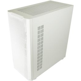 LC-Power Torre Gaming 900W ATX Lumaxx Light, PC Midi-Tower Blanco con Ventana de Vidrio Templado