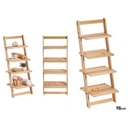 Kipit Estantería 4 Estantes Natural Madera Marrón 41x98x27 cm (Set de 6) Precio: 146.69000005. SKU: S3609841