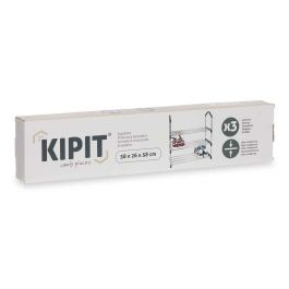 Zapatero Kipit 1064 Plateado 58 x 26 x 58 cm 3 Estantes