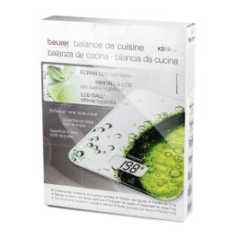 Beurer KS-19 FRESH Balanza de Cocina Digital, 5 kg, Pantalla LCD, Teclas Táctiles, Vidrio Ultra Plano, Función Tara - Ref: KS-19 Beurer KS-19 FRESH Balanza de Cocina Digital, 5 kg, Pantalla LCD, Teclas Táctiles, Vidrio Ultra Plano, Función Tara - Ref: KS-19