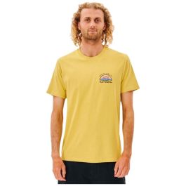 Camiseta de Manga Corta Hombre Rip Curl 00IMTE-8126 Amarillo