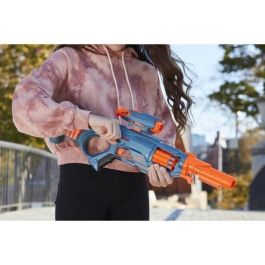 NERF Elite 2.0 Eaglepoint RD-8 Blaster, cañón de 8 dardos, mira y cañón desmontables, incluye 16 dardos