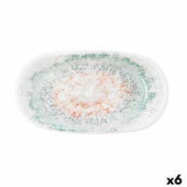 Bandeja de Aperitivos Bidasoa Kai Hydrozero Blanco 26 x 14,5 cm (6 Unidades)