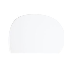 DKD Home Decor Taburete Scandi Blanco y Negro, PP y Metal, 51 x 50 x 104 cm, Altura Asiento 66 cm