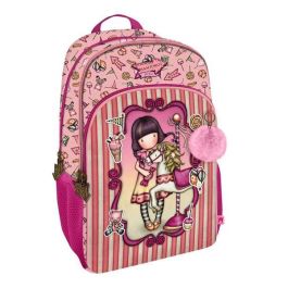 Mochila Escolar Gorjuss Carousel Salmón 29 x 45 x 17 cm Mochila Escolar Gorjuss Carousel Salmón 29 x 45 x 17 cm