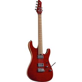 EKO Fire 800 Musa Guitarra Eléctrica Roja Aliso Macizo con Tapa Arce Flameado Tipo Stratocaster 6 Cuerdas Precio: 1139.866464. SKU: B1HRLYSJAN