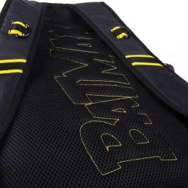 Cerdá Mochila Casual Técnica Batman Negra, 100% Poliéster, Perfecta para Uso Diario. Edad Mínima Recomendada: 16 Años