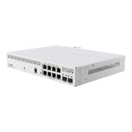 Mikrotik CSS610-8P-2S+IN Cloud Smart Switch Gestionable 8 Puertos Gigabit Ethernet PoE-Out 2 Puertos SFP+ 10 Puertos