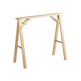 Astigarraga Caballete plegable de pino macizo Kipli 73,5x79,5x40cm, resistencia 250kg