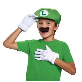 Disfraz infantil nintendo super mario kit luigi Disfraz infantil nintendo super mario kit luigi
