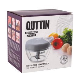 Quttin Cortador de Alimentos Manual con Tirador 500ml 14 x 10.5 cm (12 Unidades)