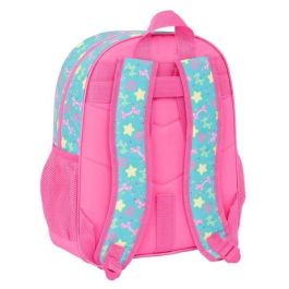 Safta Mochila junior adapt.carro gabby's dollhouse "confetti" 32x38x12 cm
