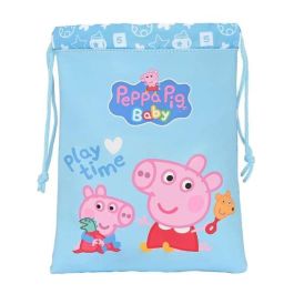Bolsito de Merienda Peppa Pig Baby Azul Bolsito de Merienda Peppa Pig Baby Azul