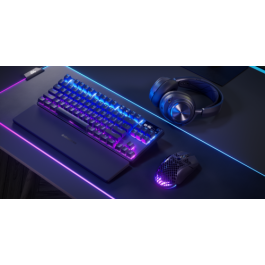 SteelSeries Apex Pro TKL Teclado Mecánico Inalámbrico y Cableado USB + RF Wireless + Bluetooth QWERTY Inglés EE. UU. Negro - 64865
